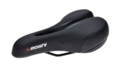 Cyklo sedlo Leoshi - sedačka na kolo - černá