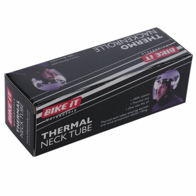 100% BAVLNĚNÝ NÁKRČNÍK BIKE IT PRO MOTORKÁŘE - THERMAL NECK TUBE
