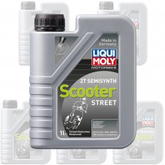 Liqui Moly Oil 2 Stroke - Semi Synth - Scooter Street 1L [1621] (Box Qty 6)