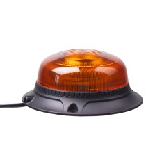 LED maják, 12-24V, 18xLED oranžový, magnet, ECE R65