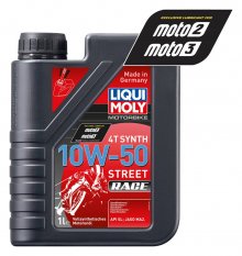 Liqui Moly olej 4T - plná syntetika - Street Race - 10W-50 1L #1502