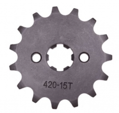 Řetězové kolečko pro Pitbike a ATV110 ocelové, typ řetězu: 420, počet zubů: 15