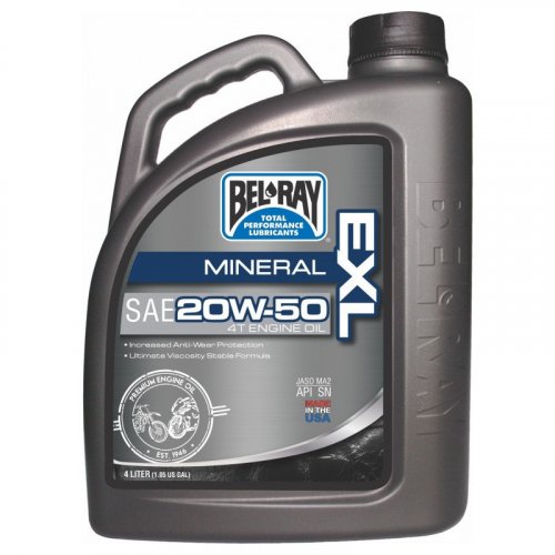 BEL-RAY EXL kvalitní motorový olej 4T 20W-50 Mineral 4L