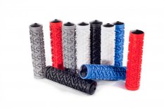 Keirin Rubber Bicycle Grips - White