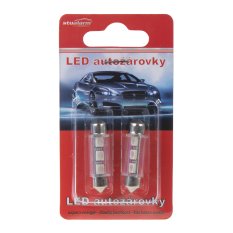 LED sufit (39mm) červená, 12V, 3LED/3SMD