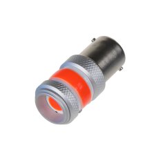 LED BA15s červená, COB 360⁰, 9-60V, 12W