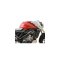 Padací protektory PHV Honda CB 125R Neo Sport Café - Barva krytek: Červený eloxovaný hliník, Typ protektoru: PHV1K-půlkulatý černý protektor