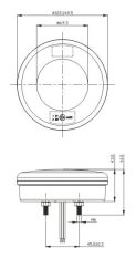 LED sdružená lampa zadní, 12-24V, ECE