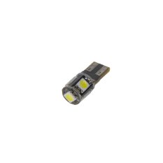 LED T10 bílá, 12V, 5LED/3SMD