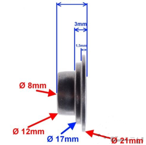 MISKA VENTILU (2KS/SADA) PRO SUZUKI GN125