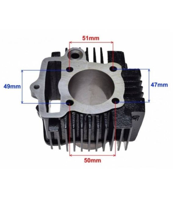 Motor - Válec 110cc - 52,4mm (kompletní sada)- dolní startér