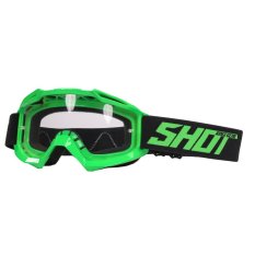Shot Assault neon zelené motokrosové brýle