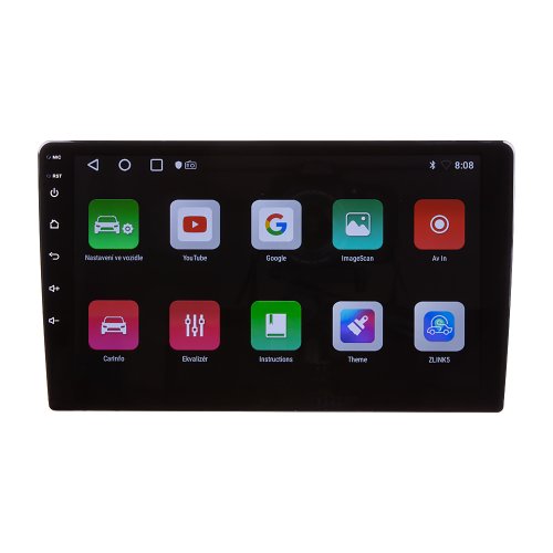 Autorádio s 9" LCD, OS Android, WI-FI, GPS, Carplay, Bluetooth, 2x USB