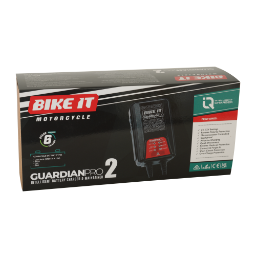 Bike It Guardian Pro 2 inteligentní moto nabíječka a udržovačka baterií 6/12V 1.25A