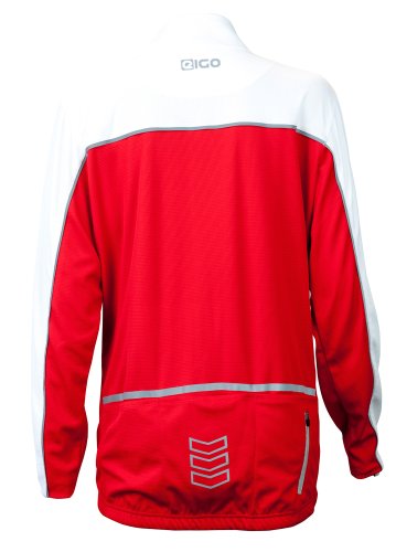 Eigo Holly dámské dlouhý rukáv cyklistický dres Red / White