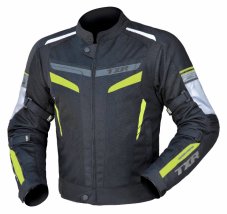 Bunda na motorku TXR Alpine černo-fluo žlutá velikost 2XL