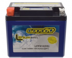 Lithiová baterie UNIT pro motocykly 12V (Li-Ion) WTX12-BS (YTX12-BS)