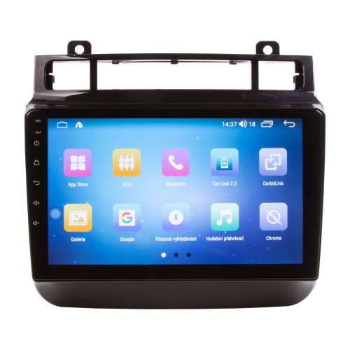 Autorádio pro VW Touareg 2011-2017 s 9" LCD, Android, WI-FI, GPS, CarPlay, 4G, Bluetooth, 2x USB