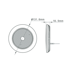 LED osvětlení interiéru, 10-30V, 36LED, pohybový senzor, ECE R10