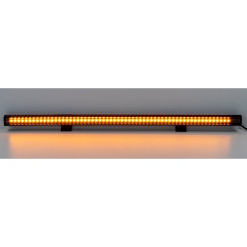 Gumové výstražné LED světlo vnější, oranžové, 12/24V, 540mm