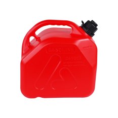 10 litrový kanystr na palivo s tlakovou tryskou, červený