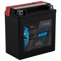 intAct YTX20CH-BS Maintenance Free AGM Bike-Power Battery
