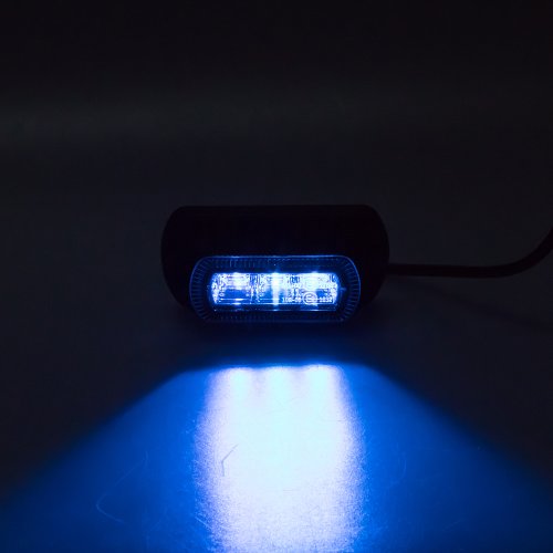 PROFI výstražné LED světlo vnější, modré, 12-24V, ECE R65