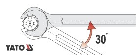 Sada klíčů očkoplochých 25ks 6-32 mm