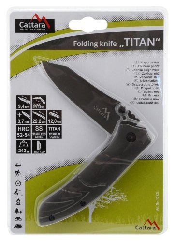 Nůž zavírací TITAN s pojistkou 22cm