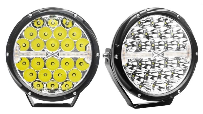 LED světlo kulaté s pozičním a výstražným světlem, 140W, ECE R65, R10, R148, R149