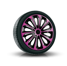 NRM Poklice 15" STRONG DUO PINK/BLACK  4 ks_b