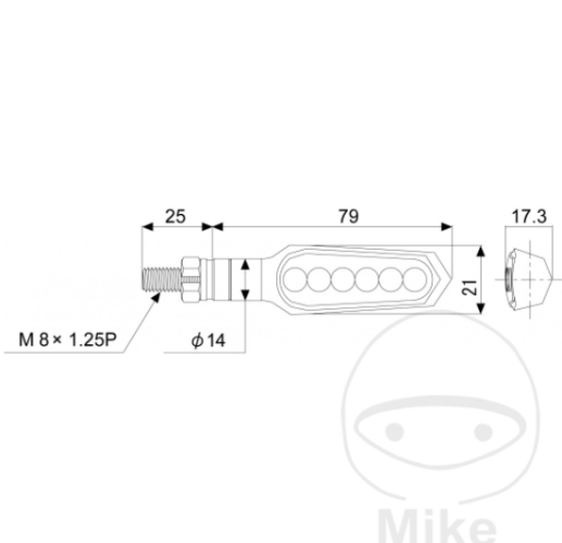Sekvenční blinkry SMD Daytona D-LIGHT STELLAR 2 (1 pár) Vyrobeno v Japonsku