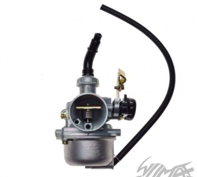 Karburátor pro 4T motory, lanko na sytič
