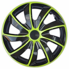 NRM Poklice 14" QUAD BICOLOR BLACK/GREEN 4 ks NRM Poklice 14" QUAD BICOLOR BLACK/GREEN 4 ks