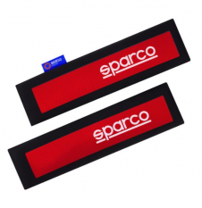 Návleky na bezpečnostní pásy SPARCO červené