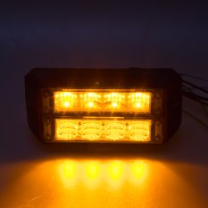 PROFI DUAL výstražné LED světlo vnější, 12-24V, oranžové, ECE R65