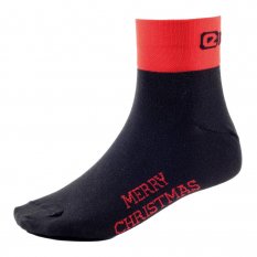 Eigo Thermolite Santa Socks Black / Red - Medium (39-42)