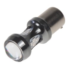 x LED BAU15s červená, 12-24V, 16LED/3030SMD