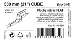 Stěrač FLAT BULK (CUBE) 21"/530mm