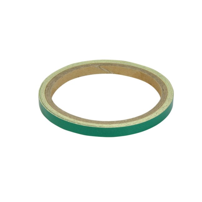 Reflexní proužky na ráfky BIKE IT pro 17 palcová kola - tloušťka 7mm 2 role na obě strany - Barva: Světle modrá