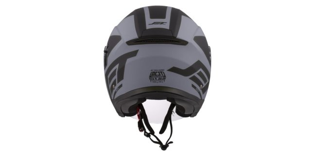 OTEVŘENÁ PŘILBA JET TECH CORSO, CASSIDA (ČERNÁ MATNÁ/ŠEDÁ)