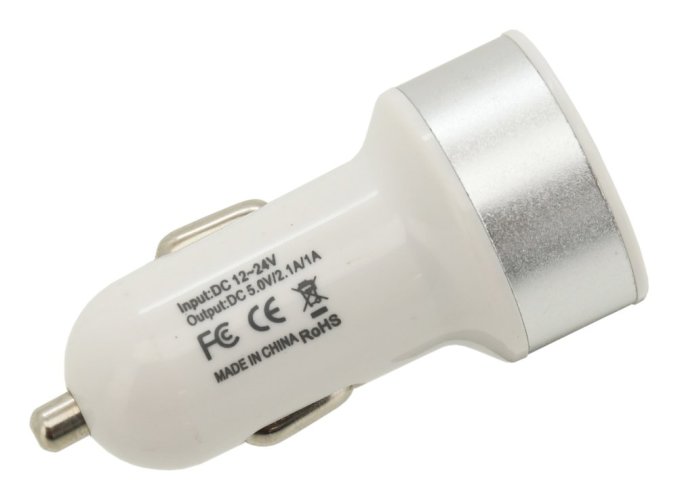 Zástrčka 2xUSB 5V/2100mA 12/24V