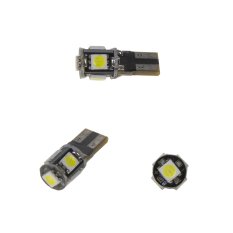 LED T10 bílá, 12V, 5LED/3SMD