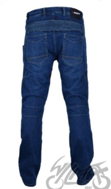 Pánské kevlarové kalhoty Leoshi Jeans Dupont(TM) Kevlar(R) Modré s chrániči CE