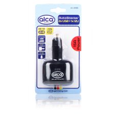 Zástrčka do autozapalovače 12V s 2x USB (2.1, 1.0A) ALCA, 510100_c