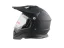 Homologovaná ENDURO helma černá matná s kšiltem - DOT a ECE22.05