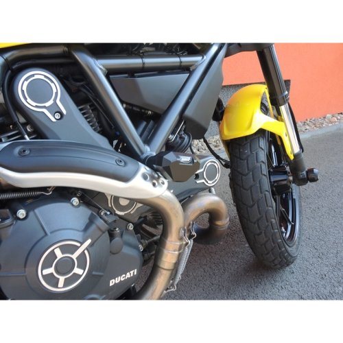 Padací slidery SLD Ducati Scrambler 800/Café Racer/Classic/Desert Sled/Full Throttle/Icon/Urban Enduro - Typ slideru: SLDM-80x49x38 mm