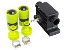 Přečerpávací pumpička poháněná vrtačkou, 3/4" přípojky + 2 1/2" adaptéry, 86867_b Přečerpávací pumpička poháněná vrtačkou, 3/4" přípojky + 2 1/2" adaptéry, 86867_b