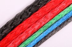Syntetické lano 10 mm (DYNEEMA) 1 m, červené