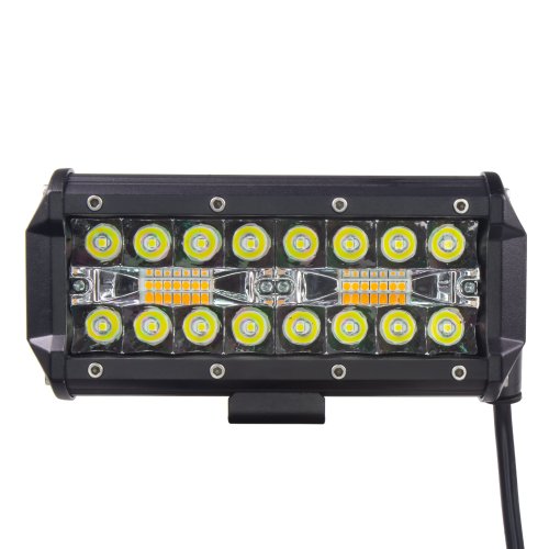 LED světlo hranaté bílé/oranžové, 90W, ECE R10